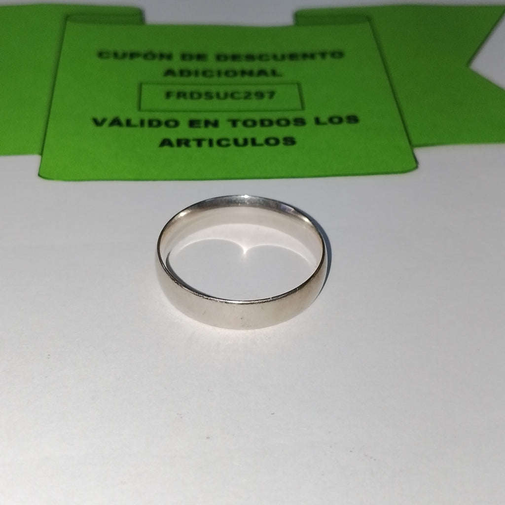 ARGOLLA ORO BLANCO 14 K 4.9 GRMS (SEMINUEVO)