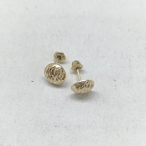 BROQUELES BROQUEL FIG LUNETA 14K 0.2268 GR (NUEVO)