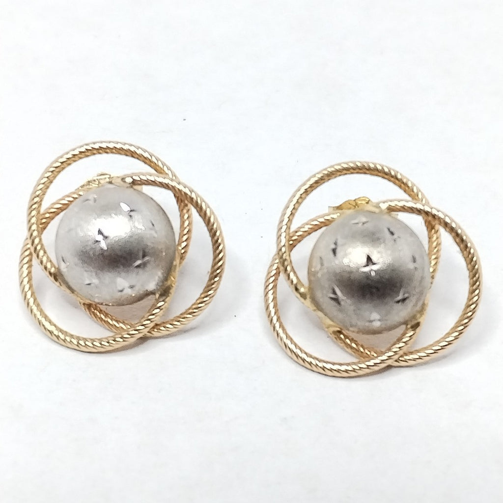 BROQUELES PAR ORO 14 K 2.6 GRMS (SEMINUEVO)