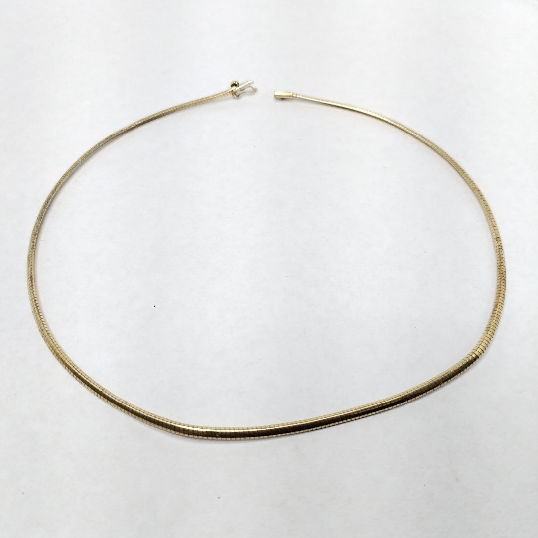 GARGANTILLA, SEMANARIO DE PULSERAS ORO 14 K 15.6 GRMS (SEMINUEVO)