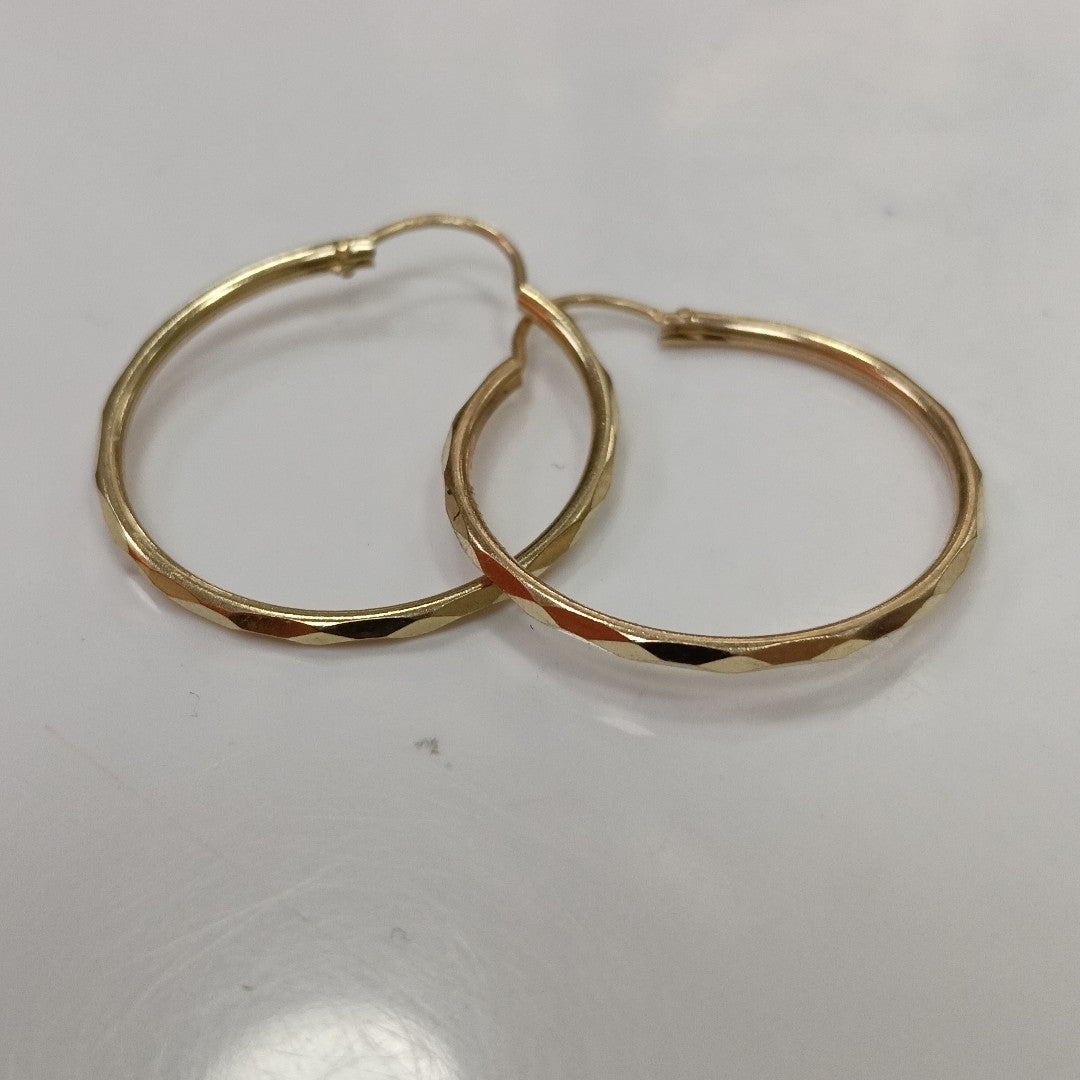 ARRACADAS PAR ORO 10 K 1.7 GRMS (SEMINUEVO)