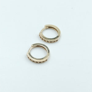 ARETES ARRACADAS CON CIRCONIAS 10K 1.2 GR (NUEVO)
