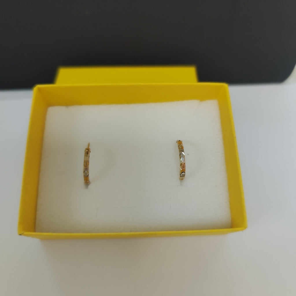 ARRACADAS PAR ORO 10 K 1 GRMS (SEMINUEVO)