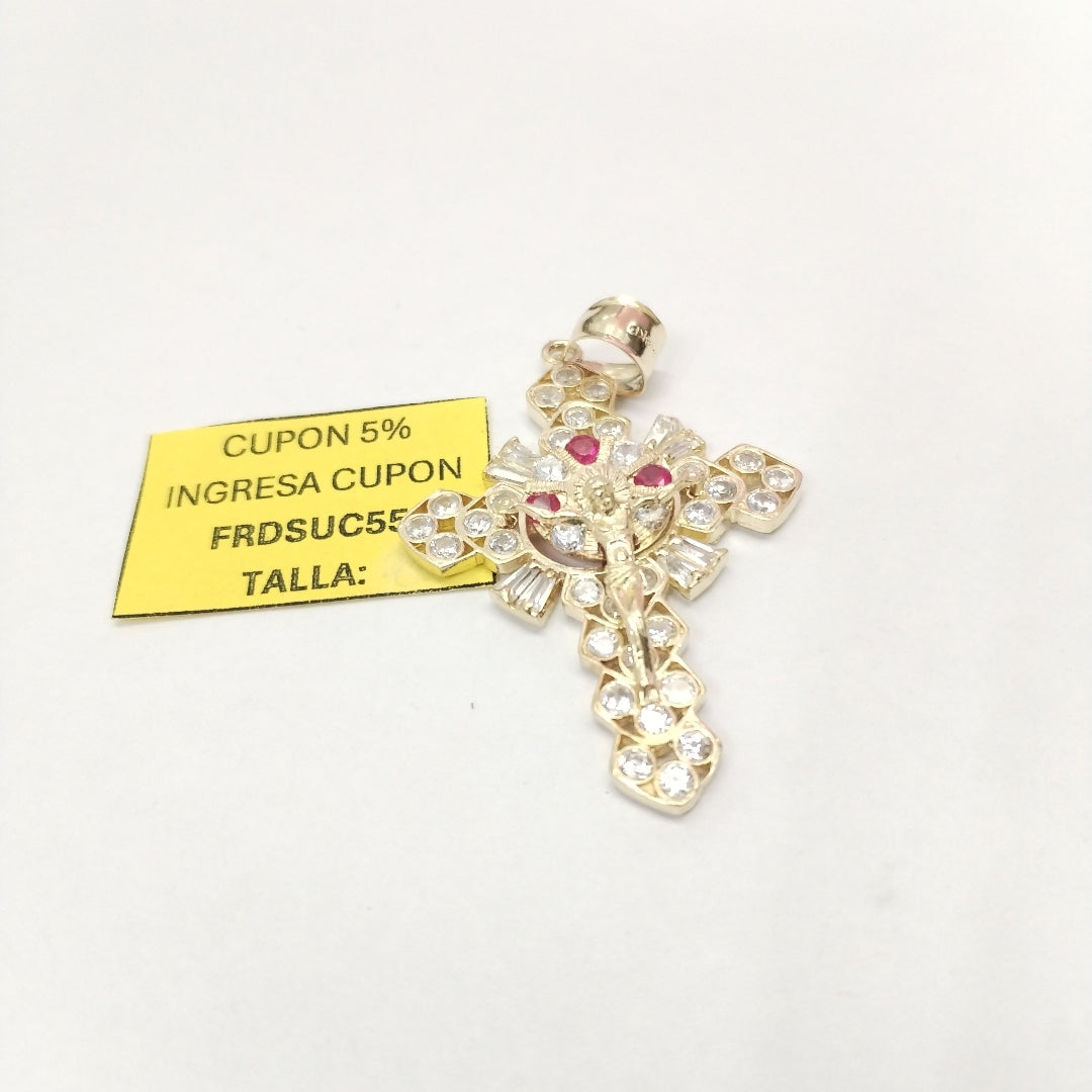 CRUCIFIJO ORO 14 K 10,10 GRMS (SEMINUEVO)
