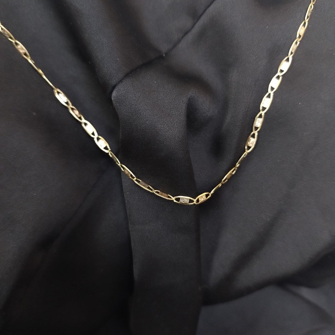 CADENA ORO,ORO COMBINADO 10 K 3,20 GRMS (SEMINUEVO)