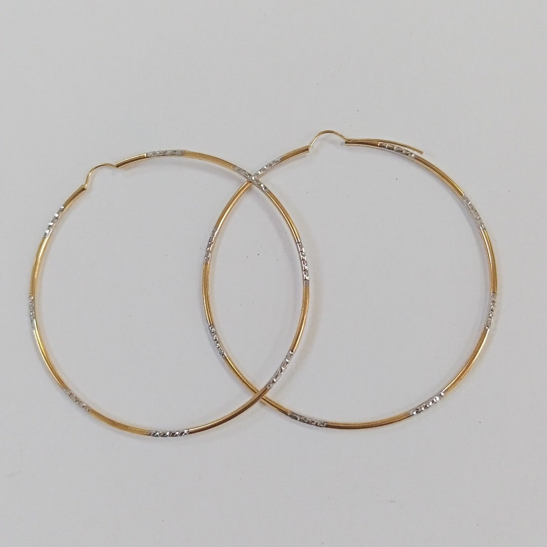 ARRACADAS PAR ORO 14 K 2.7 GRMS (SEMINUEVO)