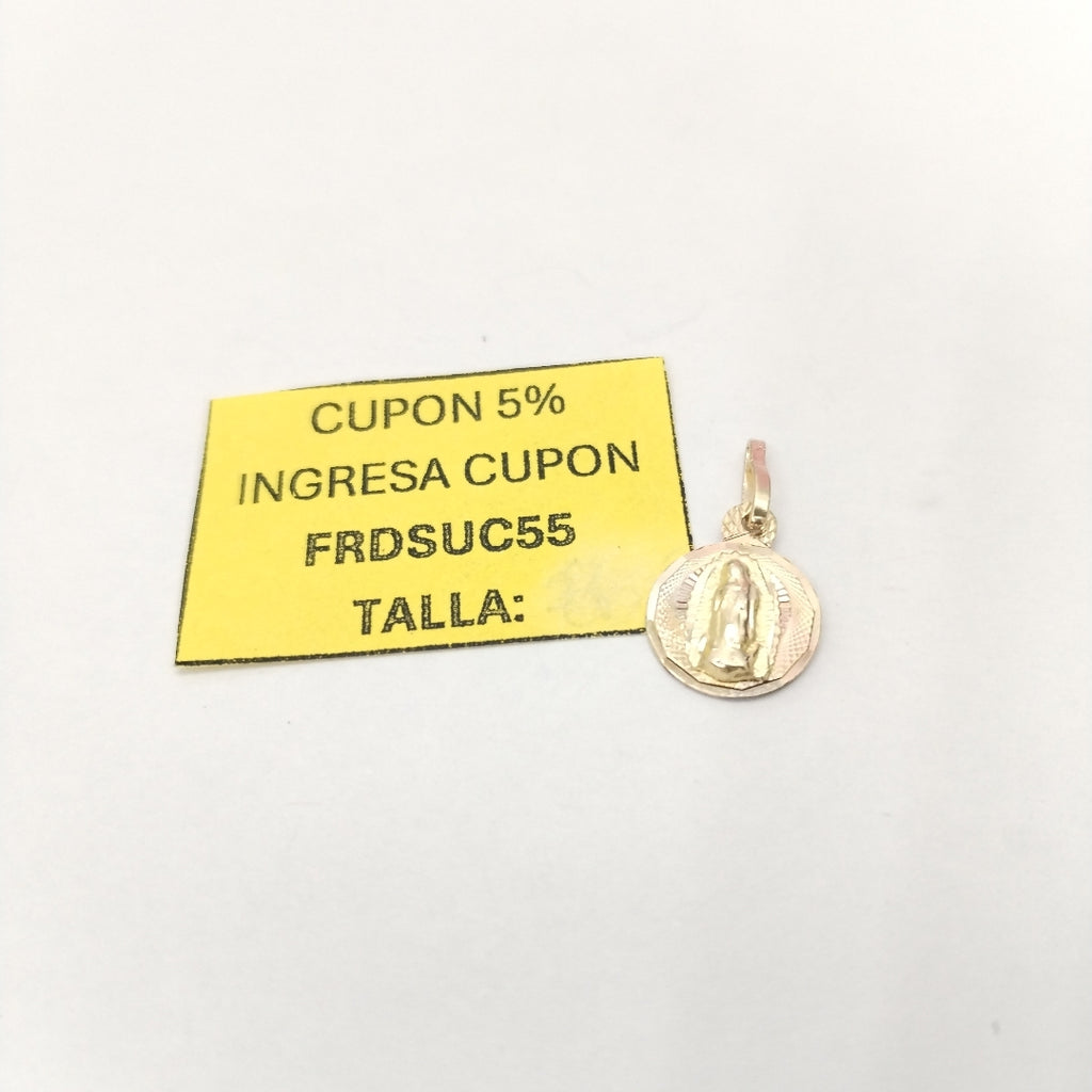 MEDALLA RELIGIOSA ORO 14 K 0,80 GRMS (SEMINUEVO)
