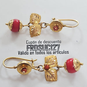 ARETES PAR ORO 8 K 3,80 GRMS (SEMINUEVO)