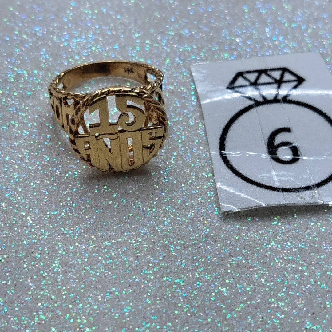 ANILLITO ORO 14 K 3.7 GRMS (SEMINUEVO)