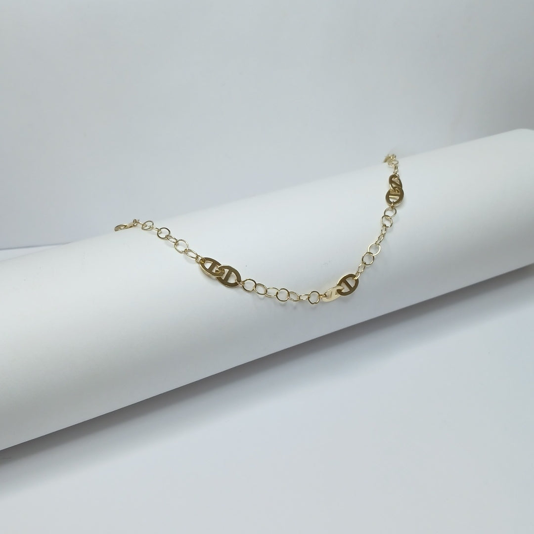 PULSERA ESPECIAL 14K 18 CM 1.5 GR (NUEVO)