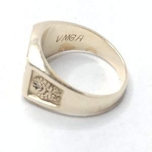 ANILLO DE GRADUACIÓN ORO 14 K 10.8 GRMS (SEMINUEVO)