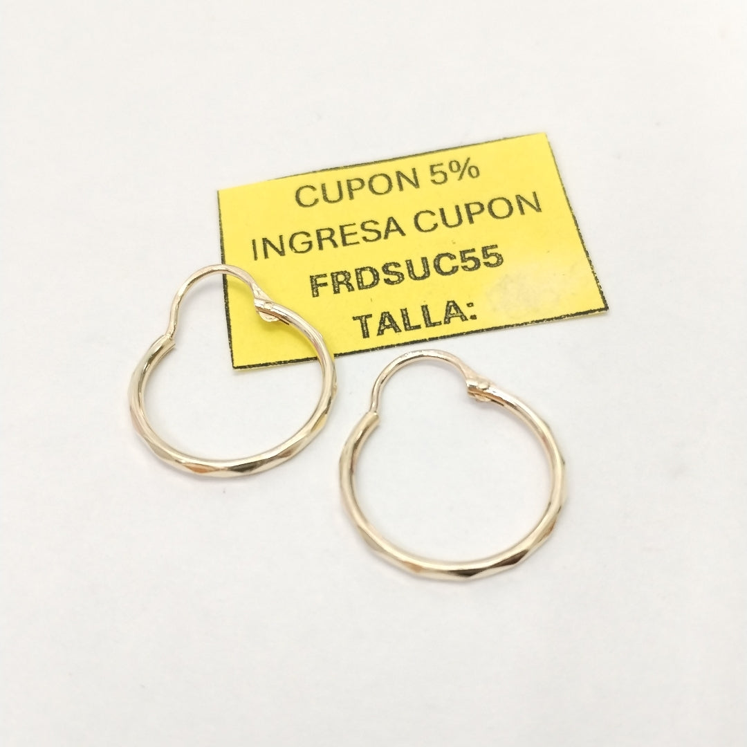 ARRACADAS PAR ORO 14 K 1,10 GRMS (SEMINUEVO)
