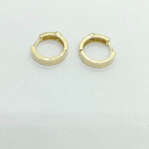 ARETES ARRACADAS C CIRCONIAS 10K 2.6 GR (NUEVO)