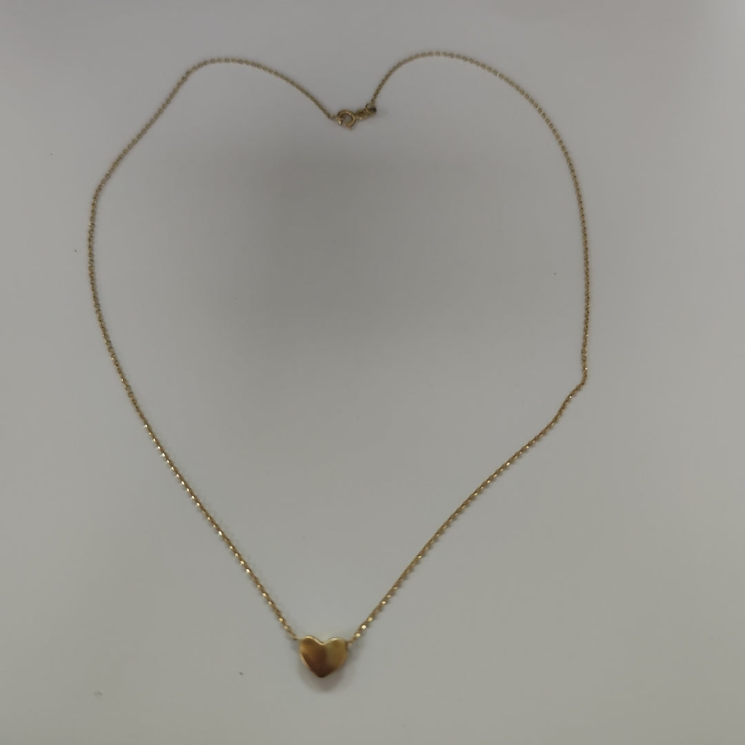 CADENA, DIJE ORO 14 K 2.2 GRMS (SEMINUEVO)