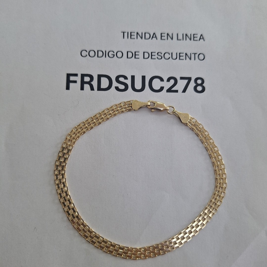 PULSERA ESPECIAL 10K 21 CM 4.4 GR (NUEVO)