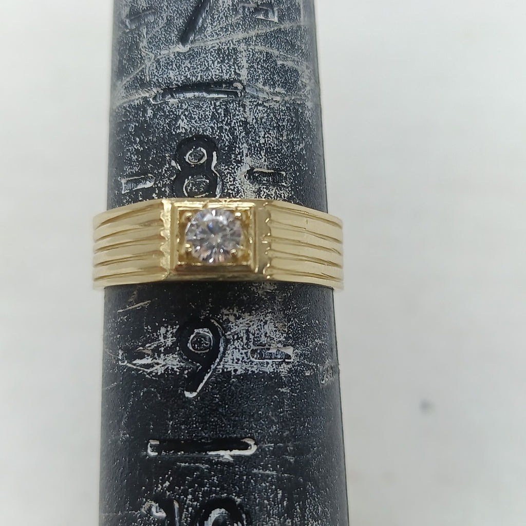 ANILLOS CON CIRCONIA 14K TALLA 9 4.1 GR (NUEVO)
