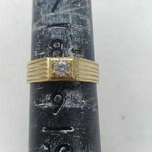 ANILLOS CON CIRCONIA 14K TALLA 9 4.1 GR (NUEVO)