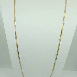 CADENAS TEJIDO BARBADA ORO 10K 50 CM 3.4 GR (NUEVO)