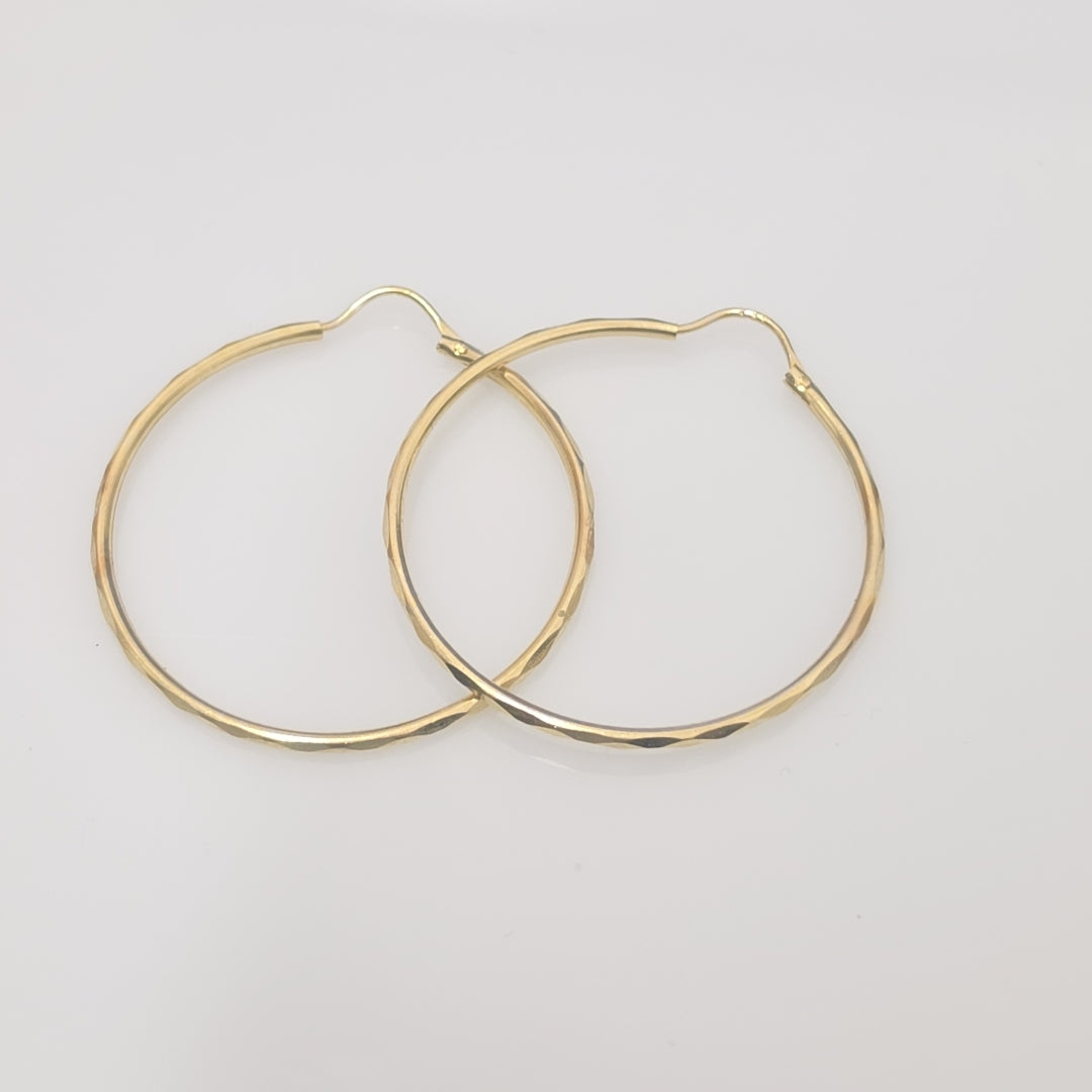 ARRACADAS PAR ORO 14 K 2,10 GRMS (SEMINUEVO)
