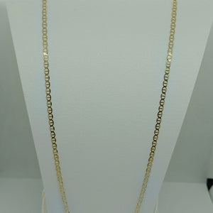 CADENAS TEJIDO GUCHI ORO 10K 55 CM 4.1 GR (NUEVO)