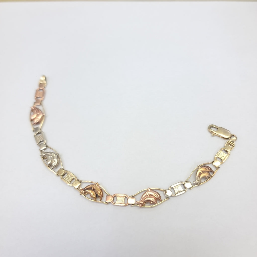 PULSERA ORO,ORO COMBINADO 14 K 10,70 GRMS (SEMINUEVO)