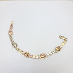 PULSERA ORO,ORO COMBINADO 14 K 10,70 GRMS (SEMINUEVO)