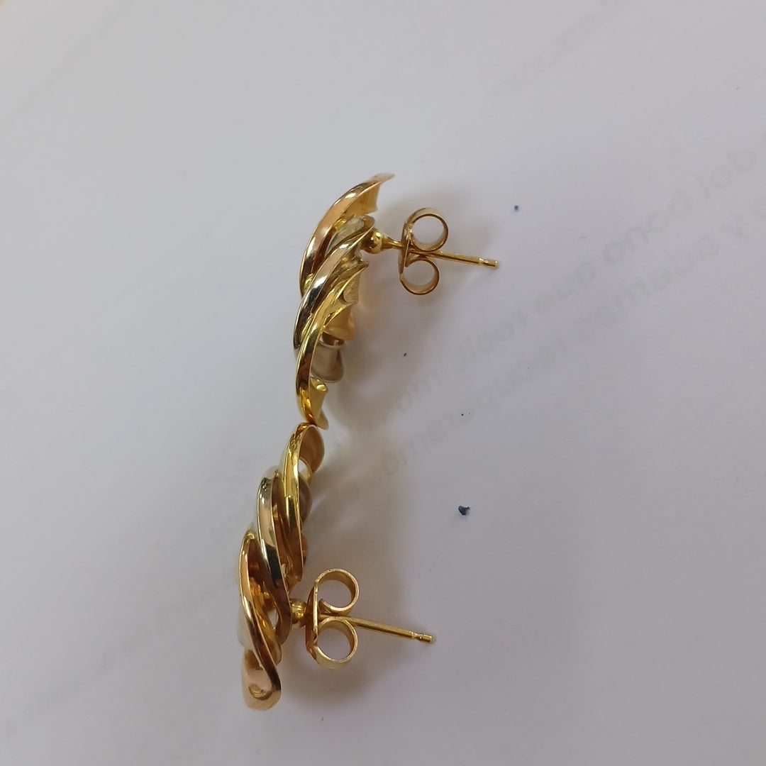 ARETES PAR ORO 18 K 6,90 GRMS (SEMINUEVO)