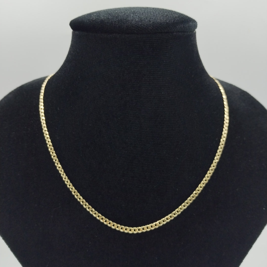 CADENA BARBADA 14K 60 CM 10 GR (NUEVO)