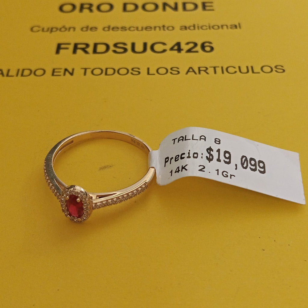ANILLOS DAMA ORO 14K 2.1 (NUEVO)