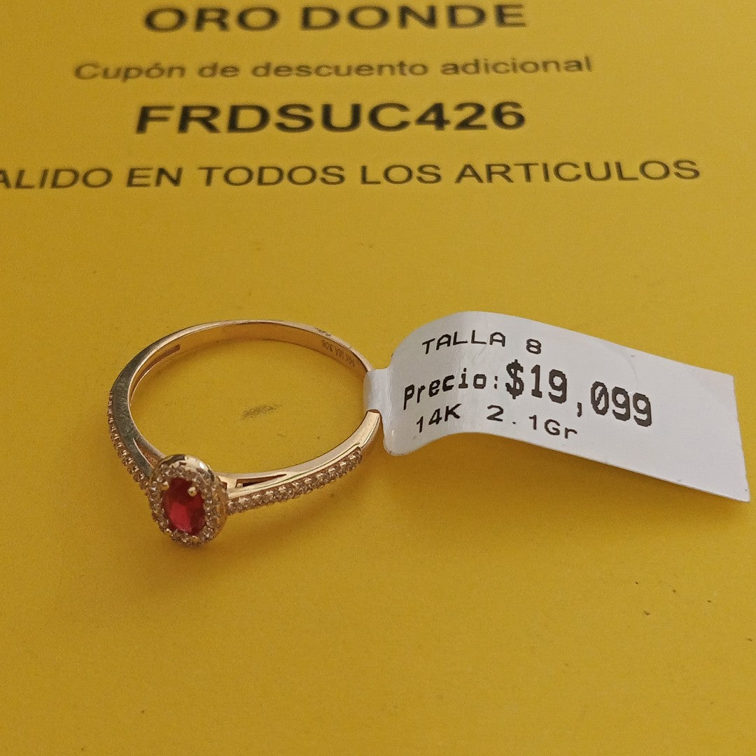 ANILLOS DAMA ORO 14K 2.1 (NUEVO)
