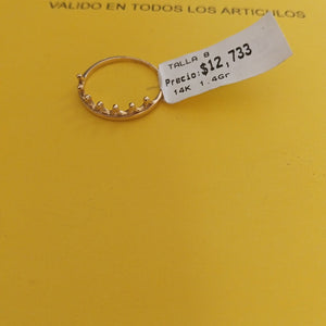 ANILLOS DAMA ORO 14K 1.4 (NUEVO)