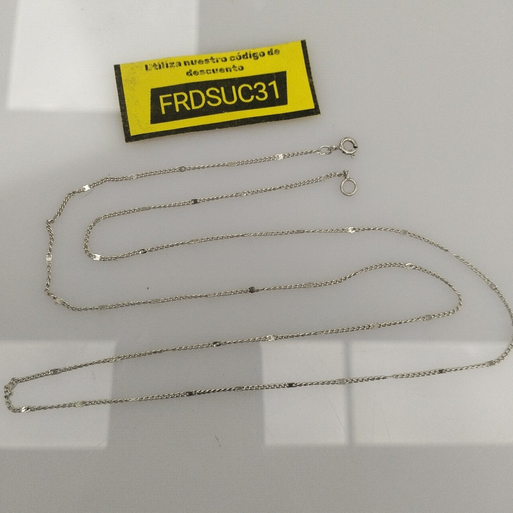CADENA PLATA 2,50 GRMS (SEMINUEVO)