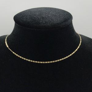 CADENA ORO COMBINADO 10 K 1,80 GRMS (SEMINUEVO)