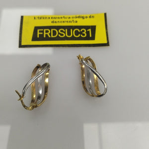 ARETES PAR ORO 14 K 2.3 GRMS (SEMINUEVO)