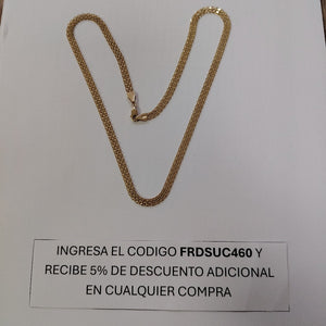 CADENA ESPECIAL 14K 50 CM 11.6 GR (NUEVO)
