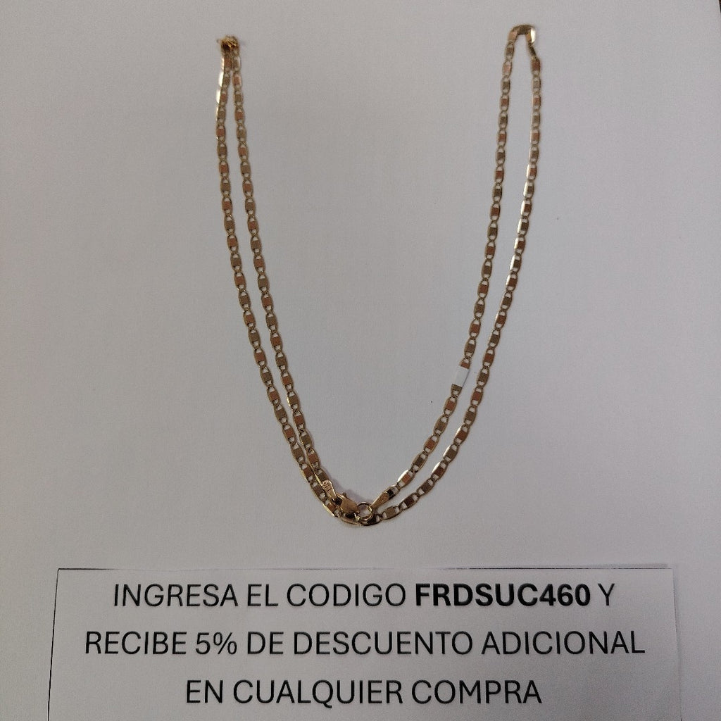 CADENA ESPEJO 14K 60 CM 5.5 GR (NUEVO)