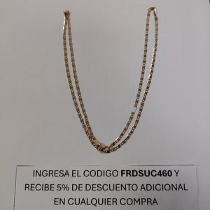 CADENA ESPEJO 14K 60 CM 5.5 GR (NUEVO)