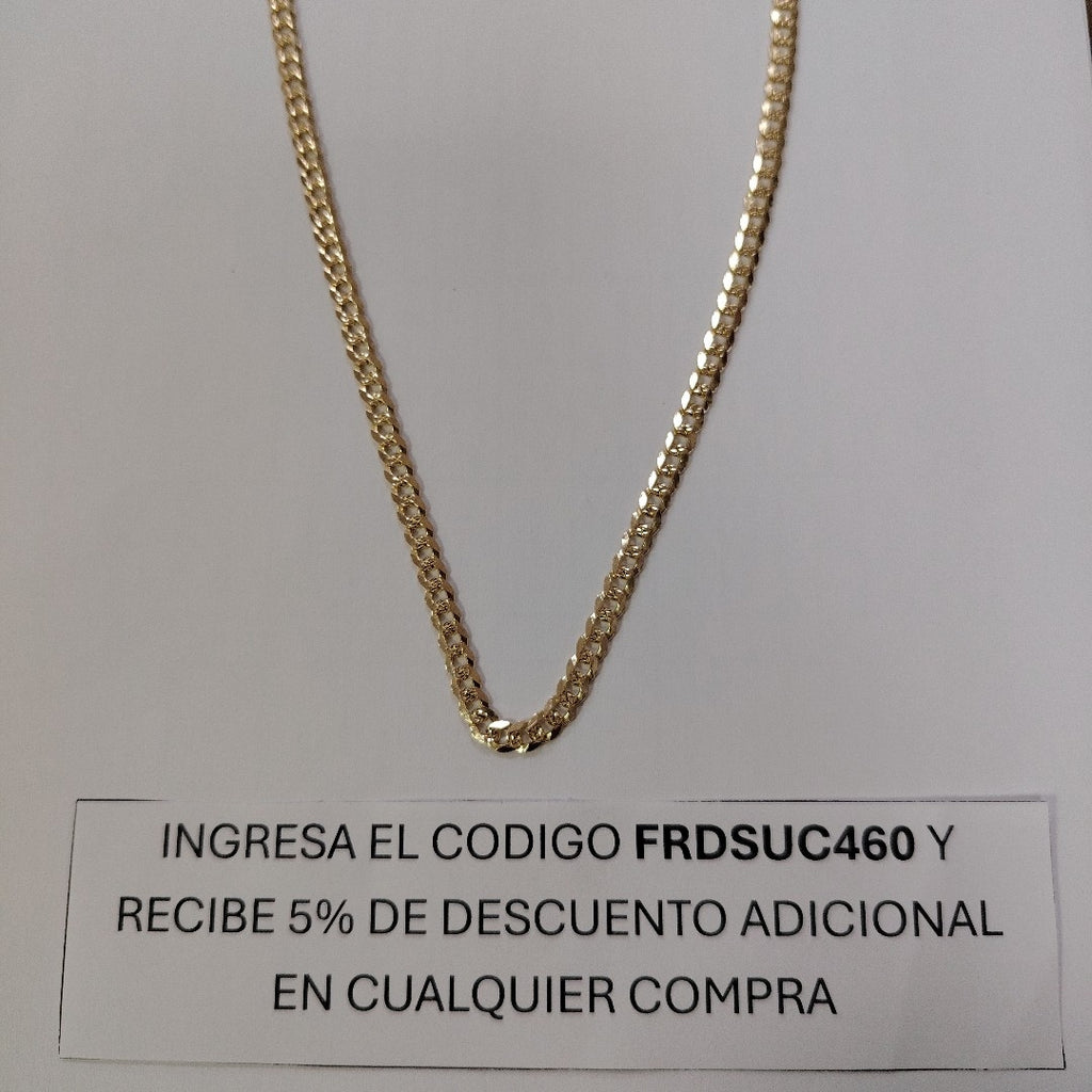 CADENA BARBADA 14K 60 CM 21.1 GR (NUEVO)