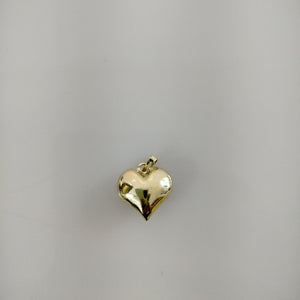 DIJE TEJIDO CORAZON LISO 14K 1.3 GR (NUEVO)