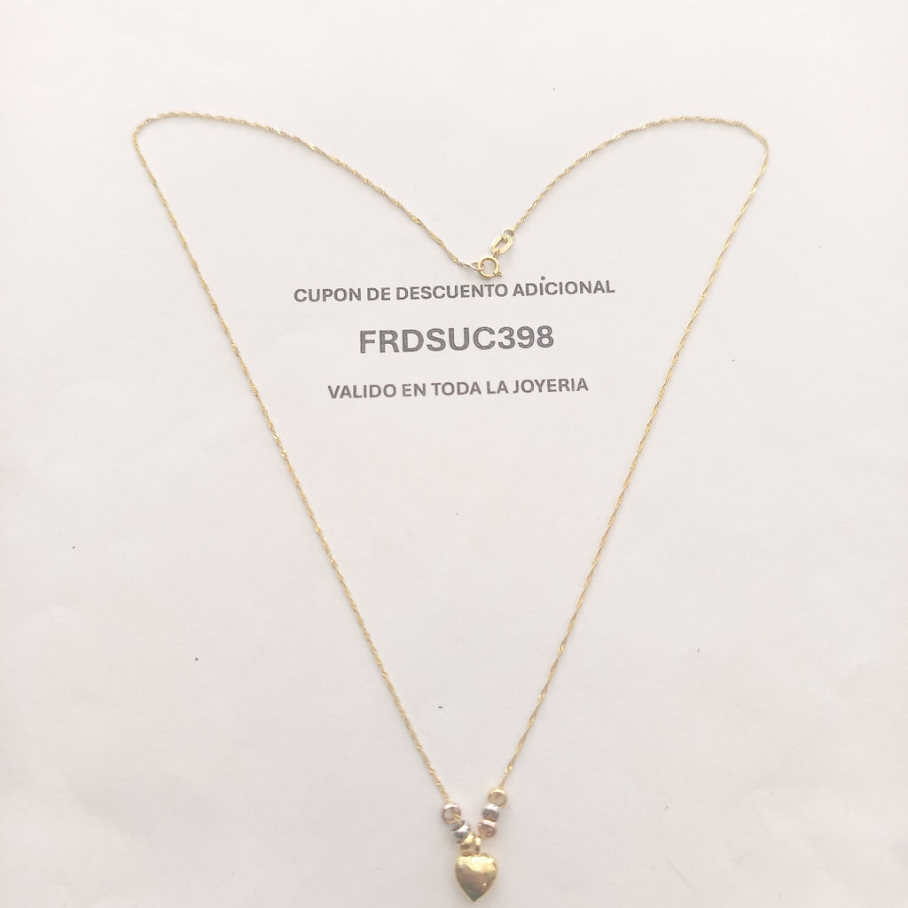 GARGANTILLA ORO 10 K 1,30 GRMS (SEMINUEVO)