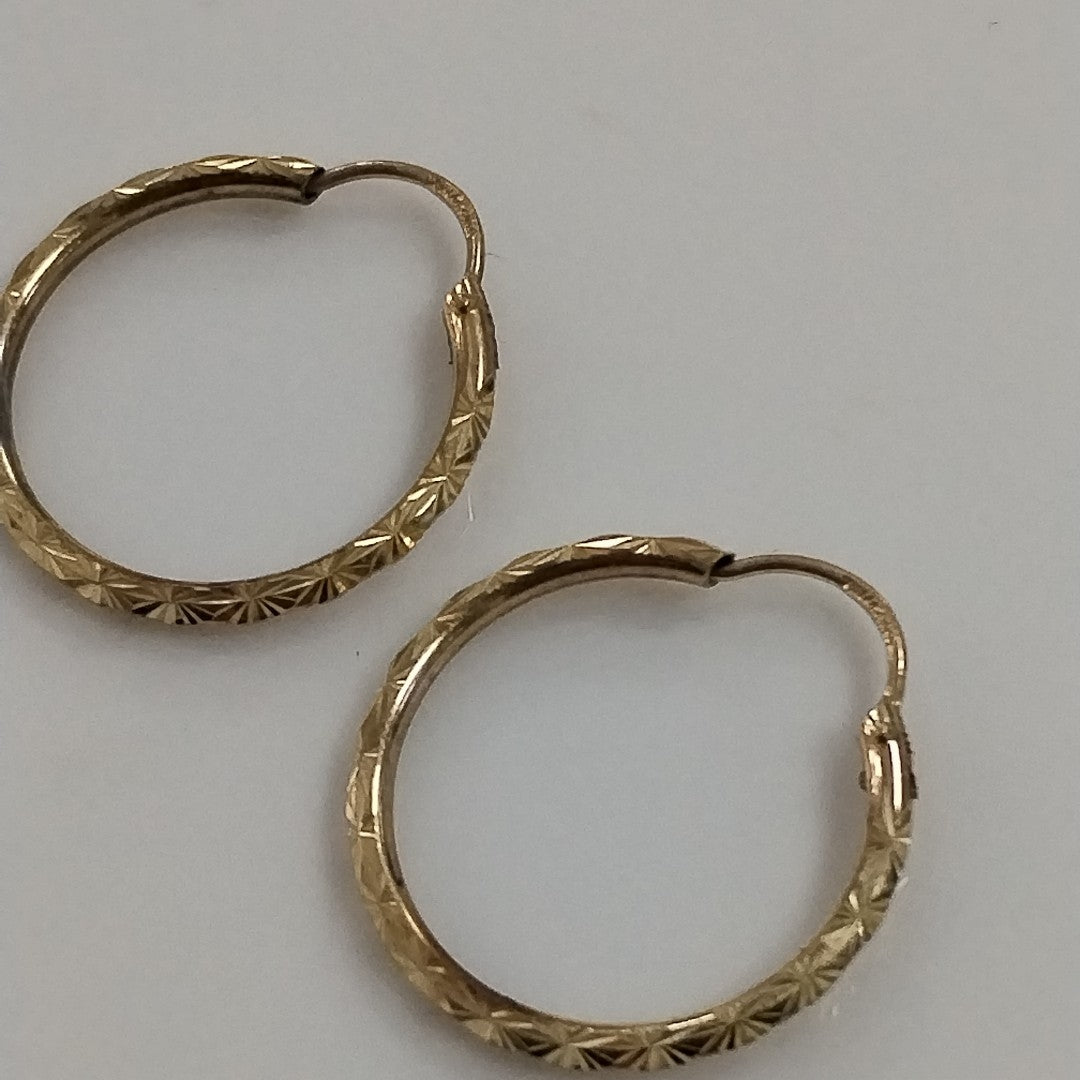ARRACADAS PAR ORO 10 K 1.7 GRMS (SEMINUEVO)