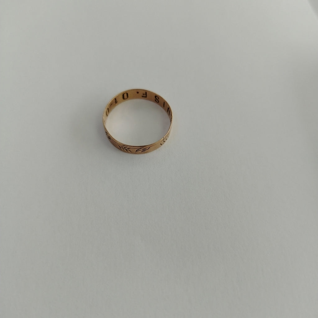 ARGOLLA ORO 8 K 0.8 GRMS (SEMINUEVO)