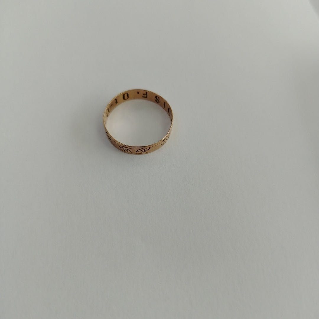 ARGOLLA ORO 8 K 0.8 GRMS (SEMINUEVO)