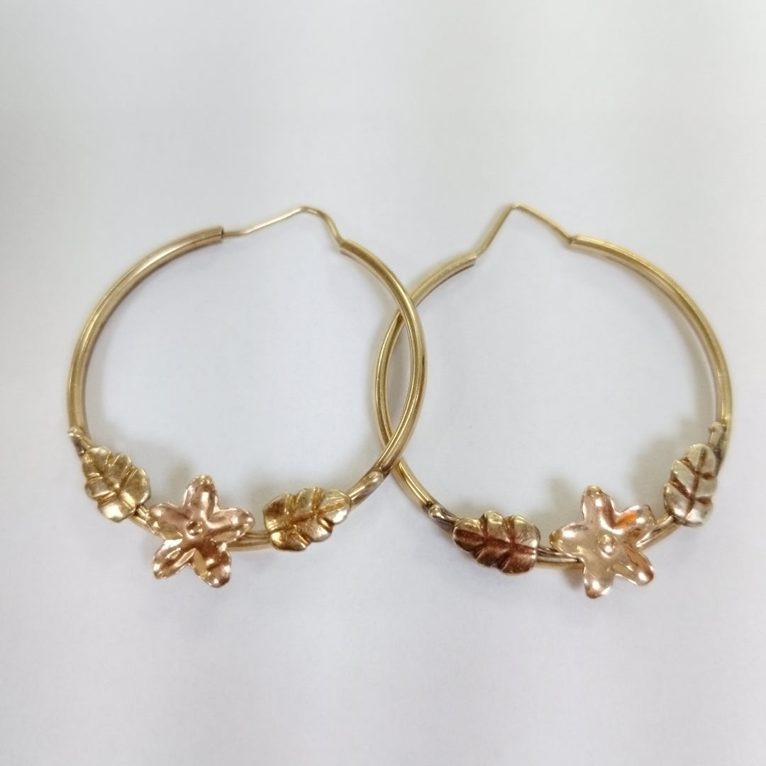 ARRACADAS PAR ORO 14 K 5,00 GRMS (SEMINUEVO)
