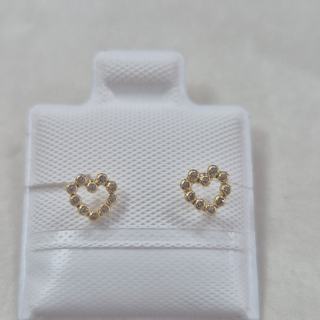 BROQUELES BROQUEL FIG CORAZON 14K 0.23 GR (NUEVO)