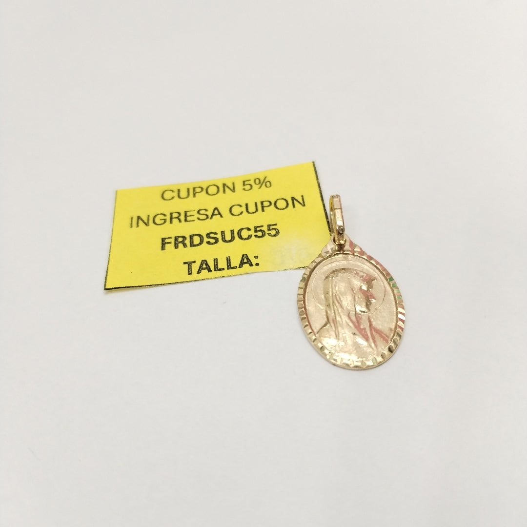 MEDALLA RELIGIOSA ORO 14 K 2,60 GRMS (SEMINUEVO)