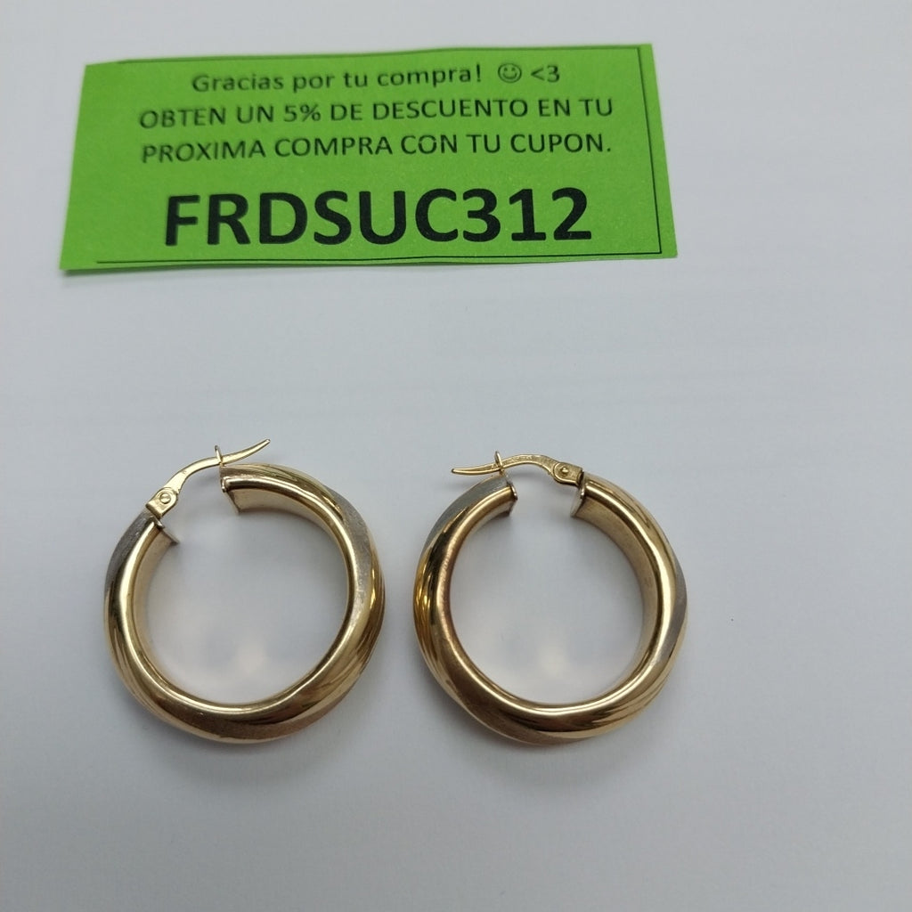 ARRACADAS PAR ORO 10 K 4,50 GRMS (SEMINUEVO)