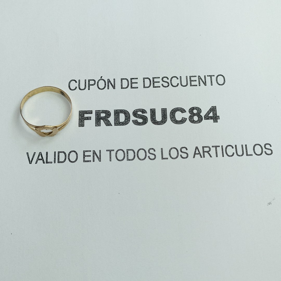 ANILLO ORO 8 K 1,00 GRMS (SEMINUEVO)