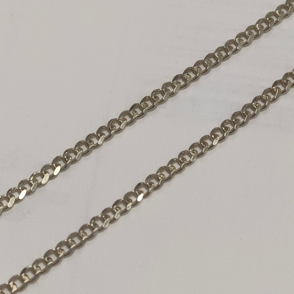 CADENAS TEJIDO BARBADA ORO 10K 50 CM 3.4 GR (NUEVO)