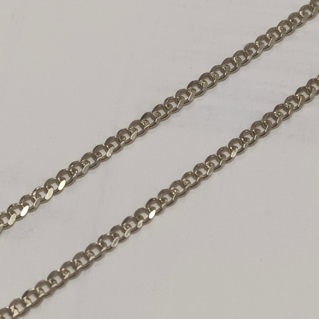 CADENAS TEJIDO BARBADA ORO 10K 50 CM 3.4 GR (NUEVO)